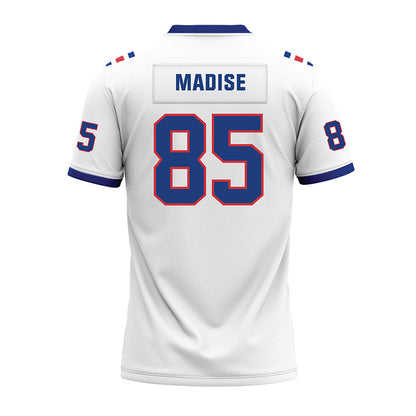 LA Tech - NCAA Football : Adem Madise - White Premium Football Jersey-1