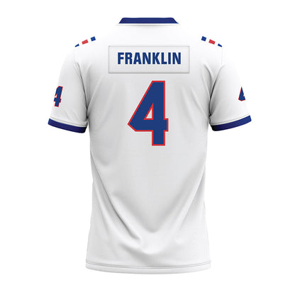 LA Tech - NCAA Football : Kam Franklin - White Premium Football Jersey-1
