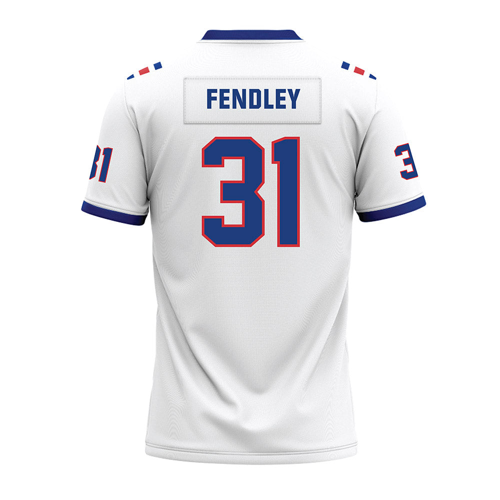 LA Tech - NCAA Football : Will Fendley - White Premium Football Jersey-1