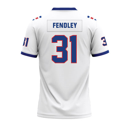 LA Tech - NCAA Football : Will Fendley - White Premium Football Jersey-1