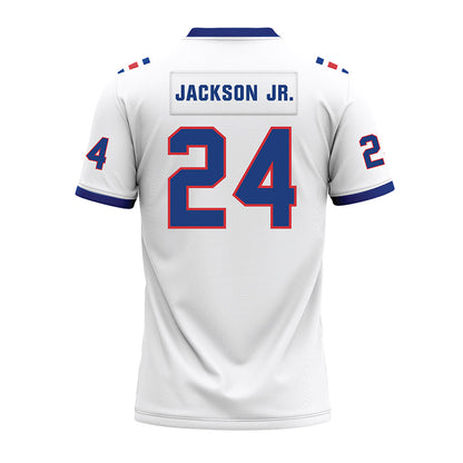 LA Tech - NCAA Football : Alonzo Jackson Jr. - White Premium Football Jersey-1