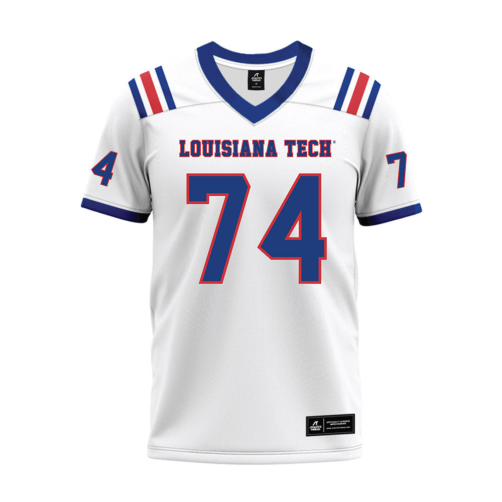 LA Tech - NCAA Football : Jamon Lee Jr. - White Premium Football Jersey-0