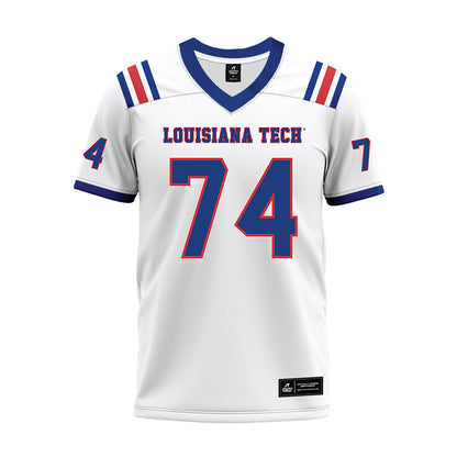 LA Tech - NCAA Football : Jamon Lee Jr. - White Premium Football Jersey-0