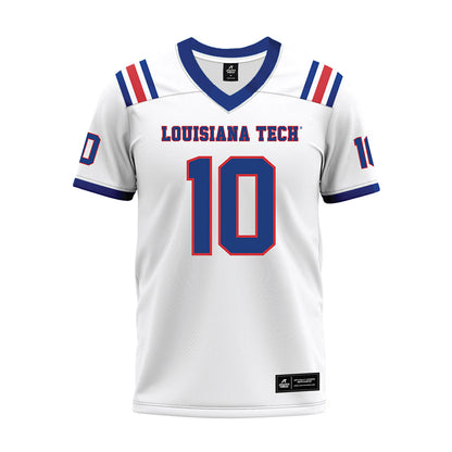 LA Tech - NCAA Football : Jackson Bradley - White Premium Football Jersey-0