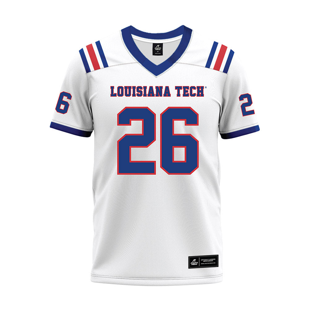 LA Tech - NCAA Football : Dylone Brooks - White Premium Football Jersey-0