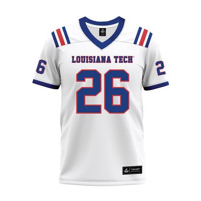 LA Tech - NCAA Football : Dylone Brooks - White Premium Football Jersey-0