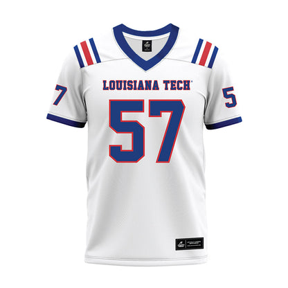 LA Tech - NCAA Football : Tadan Bingham - White Premium Football Jersey-0