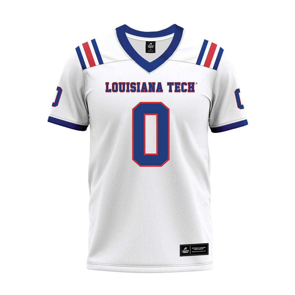 LA Tech - NCAA Football : Jaden Miller - White Premium Football Jersey-0