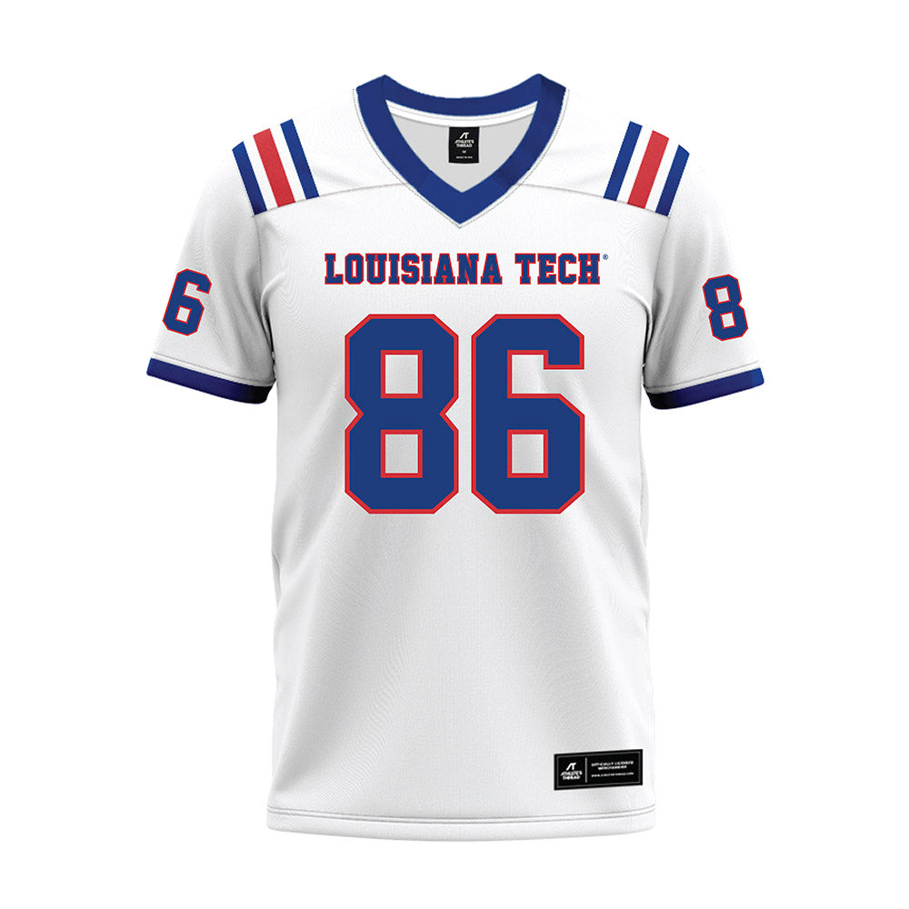 LA Tech - NCAA Football : Talyn Shettron - White Premium Football Jersey-0