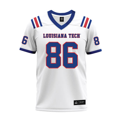 LA Tech - NCAA Football : Talyn Shettron - White Premium Football Jersey-0