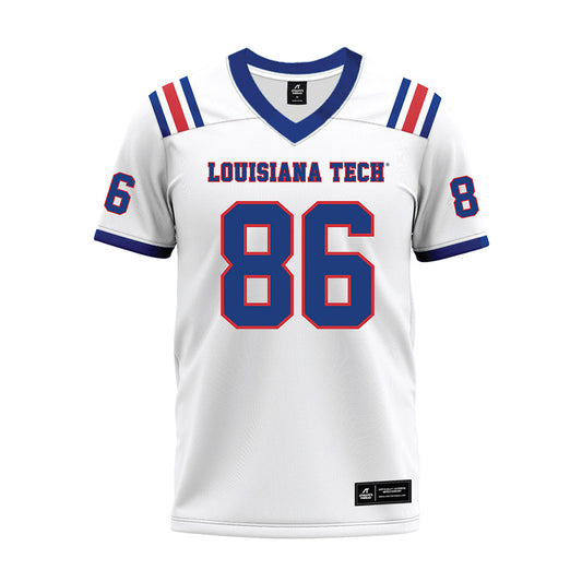 LA Tech - NCAA Football : Talyn Shettron - White Premium Football Jersey-0
