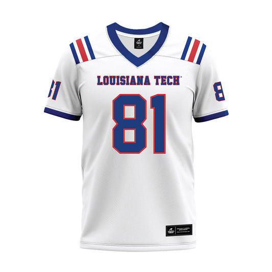 LA Tech - NCAA Football : Will Mayes - White Premium Football Jersey-0