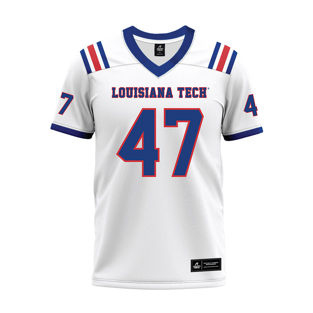 LA Tech - NCAA Football : Jay Wilkerson - White Premium Football Jersey-0