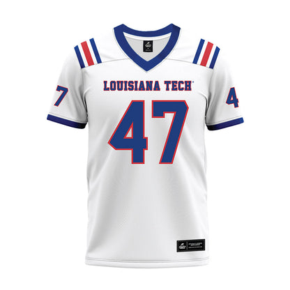LA Tech - NCAA Football : Jay Wilkerson - White Premium Football Jersey-0