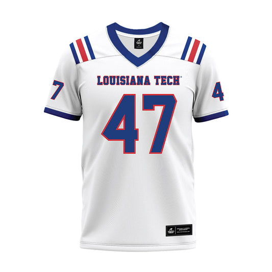 LA Tech - NCAA Football : Jay Wilkerson - White Premium Football Jersey-0