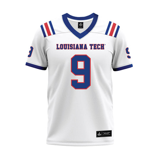 LA Tech - NCAA Football : Joshua Brantley - White Premium Football Jersey-0