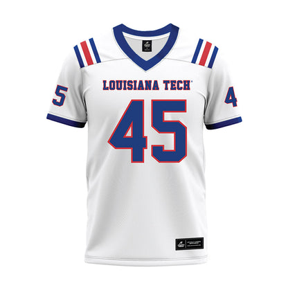 LA Tech - NCAA Football : Jeriamiah Odom - White Premium Football Jersey-0