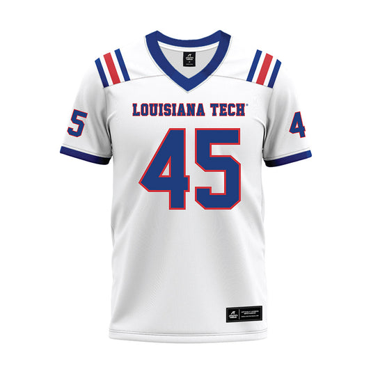 LA Tech - NCAA Football : Jeriamiah Odom - White Premium Football Jersey-0
