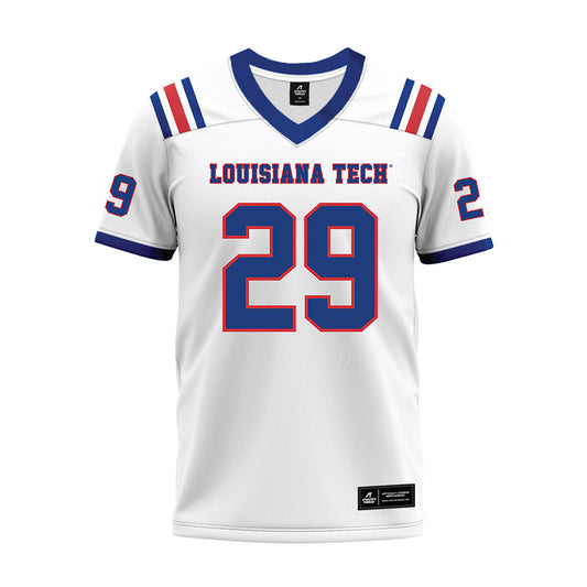 LA Tech - NCAA Football : Lexington Matthews - White Premium Football Jersey-0