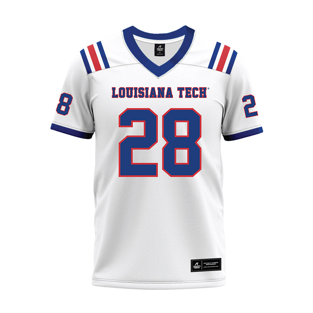 LA Tech - NCAA Football : Harrison Williams - White Premium Football Jersey-0