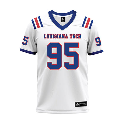 LA Tech - NCAA Football : Trevell Vivians - White Premium Football Jersey