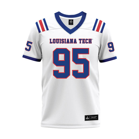 LA Tech - NCAA Football : Trevell Vivians - White Premium Football Jersey