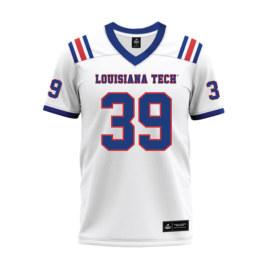 LA Tech - NCAA Football : Jacoryian Crowe - White Premium Football Jersey-0