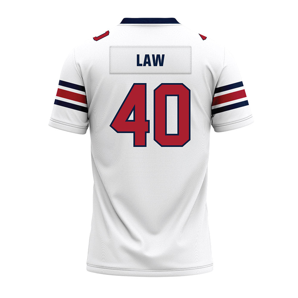 Liberty - NCAA Football : Christopher Law - Premium Football Jersey-1