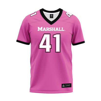 Marshall - NCAA Football : Jorge Diaz Nicolas - Pink Premium Football Jersey-0
