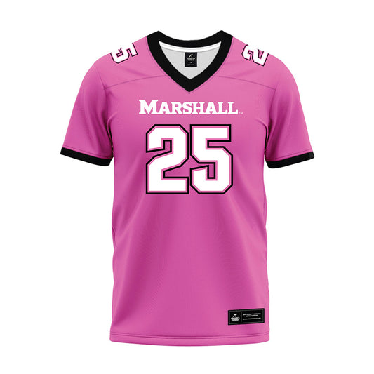 Marshall - NCAA Football : Andrew Hamad - Pink Premium Football Jersey-0