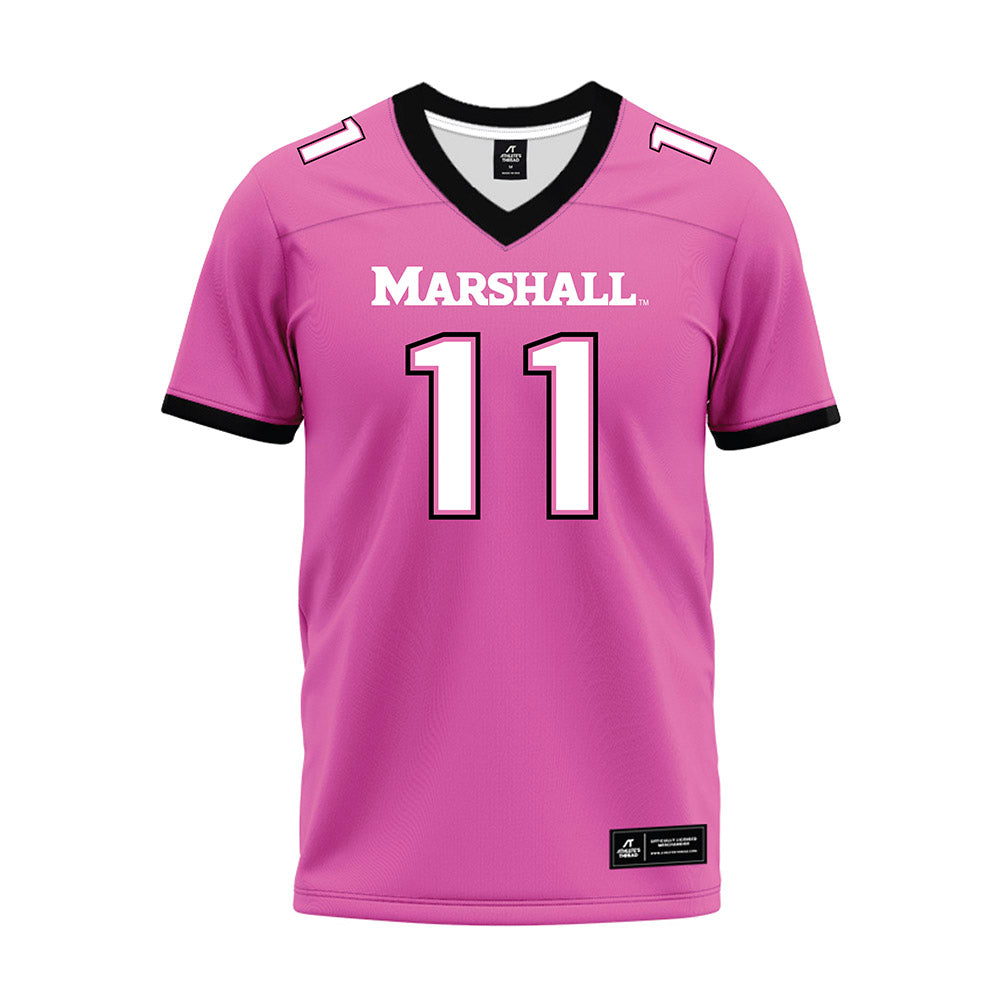 Marshall - NCAA Football : Drew Williams - Pink Premium Football Jersey-0