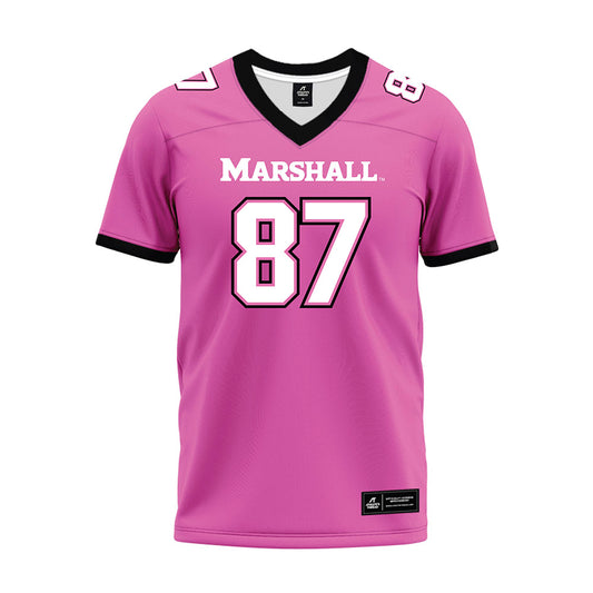 Marshall - NCAA Football : Tony Martin - Pink Premium Football Jersey-0