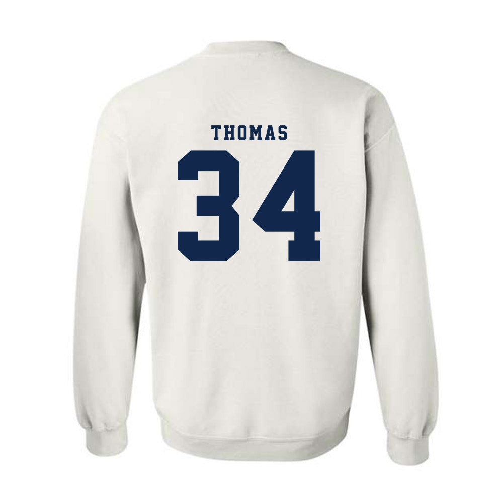 Fresno State - NCAA Baseball : Brandon Thomas - Fashion Shersey Crewneck Sweatshirt-1