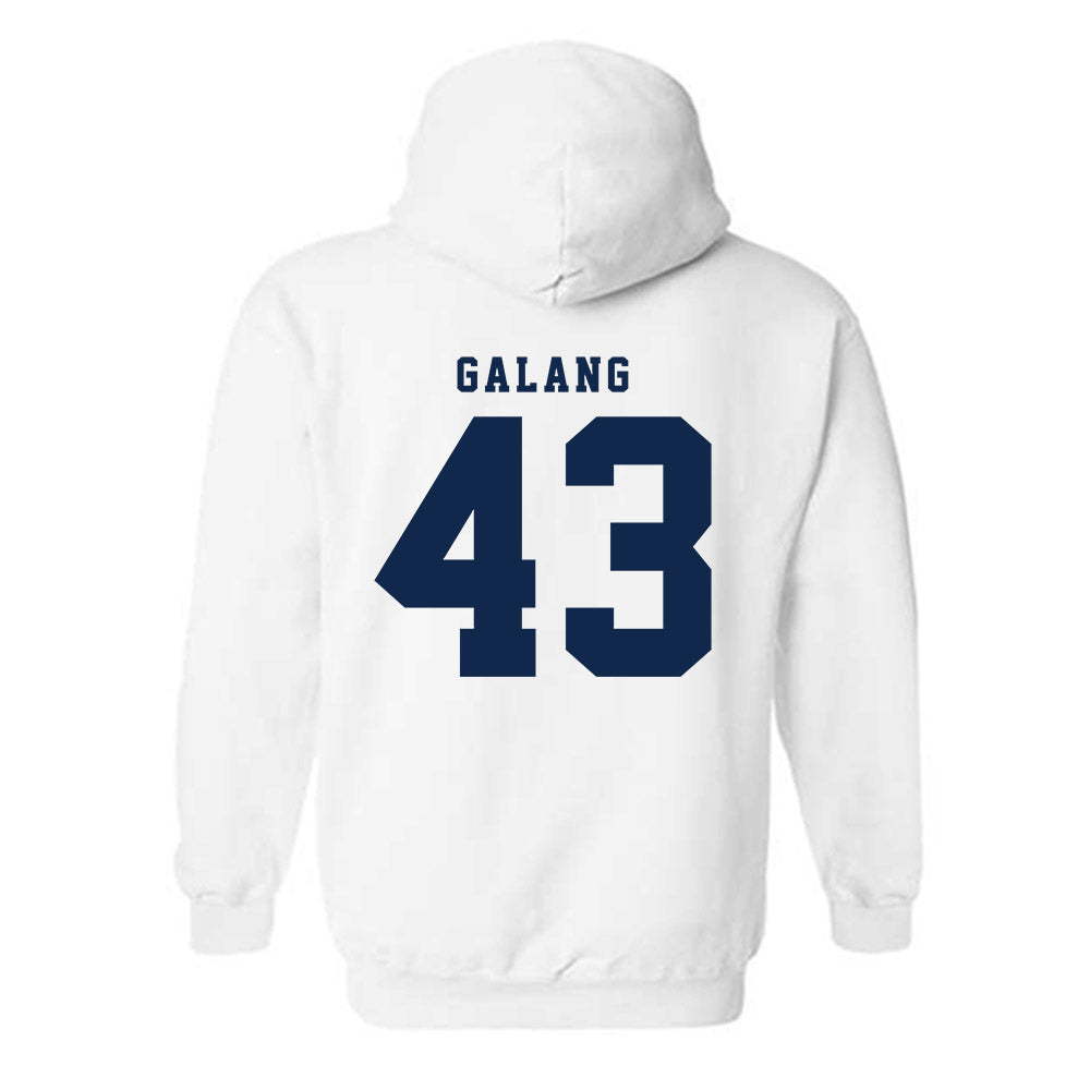 Fresno State - NCAA Baseball : Jared Galang - Fashion Shersey Hooded Sweatshirt-1