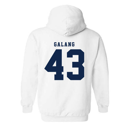 Fresno State - NCAA Baseball : Jared Galang - Fashion Shersey Hooded Sweatshirt-1