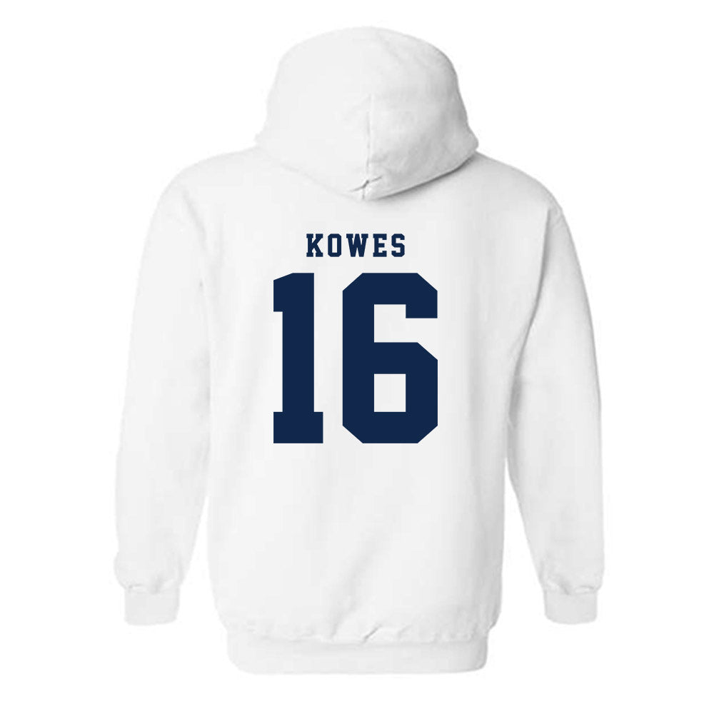 Fresno State - NCAA Baseball : Jacob Kowes - Fashion Shersey Hooded Sweatshirt-1