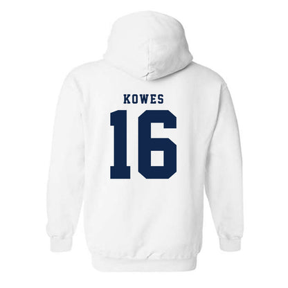 Fresno State - NCAA Baseball : Jacob Kowes - Fashion Shersey Hooded Sweatshirt-1