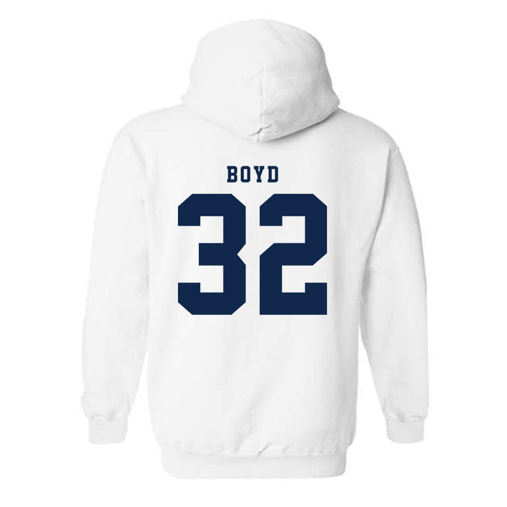 Fresno State - NCAA Baseball : Mikey Boyd - Fashion Shersey Hooded Sweatshirt-1