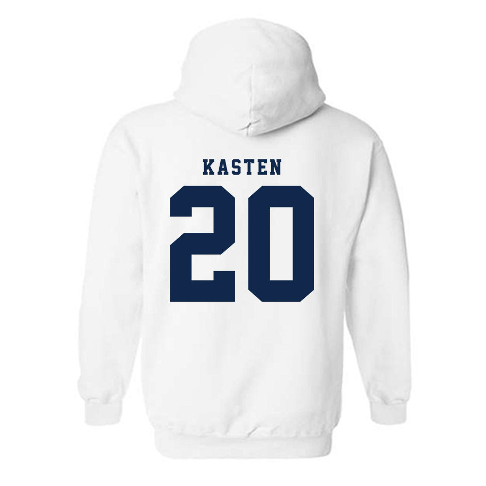 Fresno State - NCAA Baseball : John Kasten - Fashion Shersey Hooded Sweatshirt-1