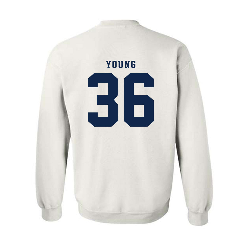 Fresno State - NCAA Baseball : Austin Young - Fashion Shersey Crewneck Sweatshirt-1