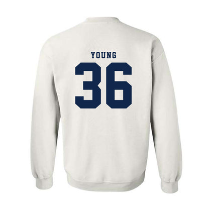 Fresno State - NCAA Baseball : Austin Young - Fashion Shersey Crewneck Sweatshirt-1