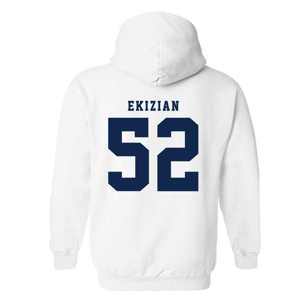 Fresno State - NCAA Baseball : Gavin Ekizian - Fashion Shersey Hooded Sweatshirt-1