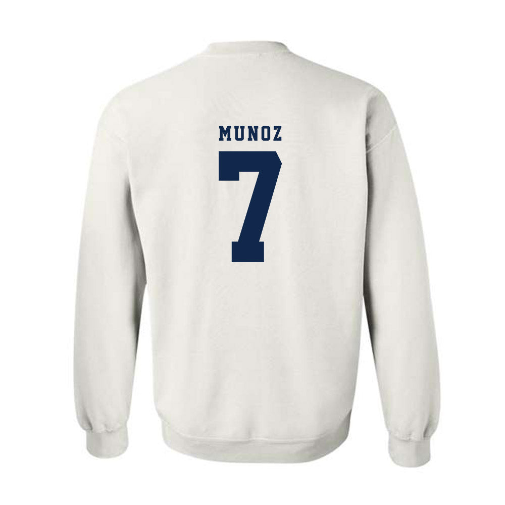 Fresno State - NCAA Baseball : Ayden Munoz - Fashion Shersey Crewneck Sweatshirt-1