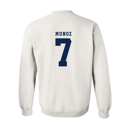 Fresno State - NCAA Baseball : Ayden Munoz - Fashion Shersey Crewneck Sweatshirt-1