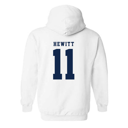 Fresno State - NCAA Baseball : Brady Hewitt - Fashion Shersey Hooded Sweatshirt-1