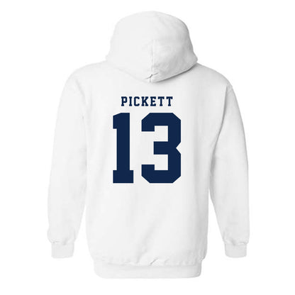 Fresno State - NCAA Baseball : Mikey Pickett - Fashion Shersey Hooded Sweatshirt-1