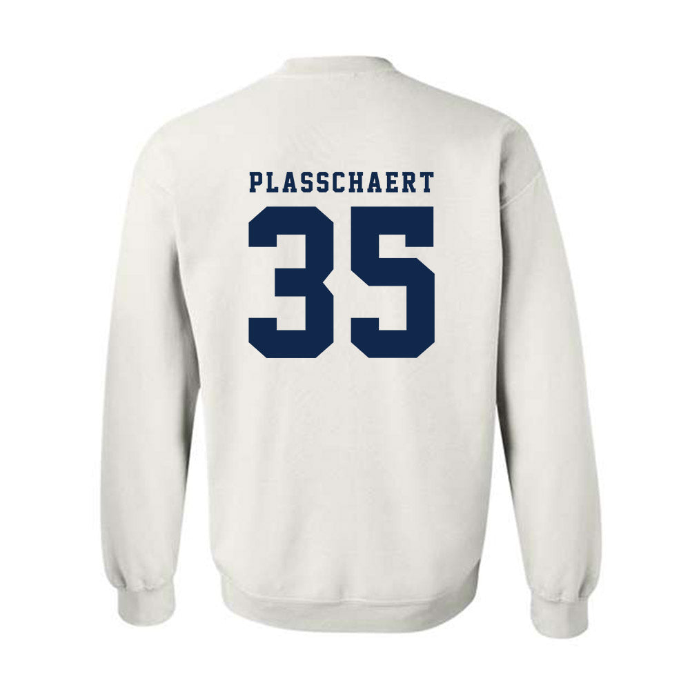 Fresno State - NCAA Baseball : Zach Plasschaert - Fashion Shersey Crewneck Sweatshirt-1