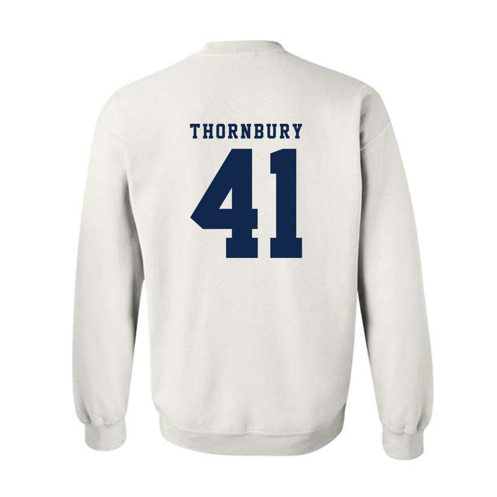 Fresno State - NCAA Baseball : Weston Thornbury - Fashion Shersey Crewneck Sweatshirt-1