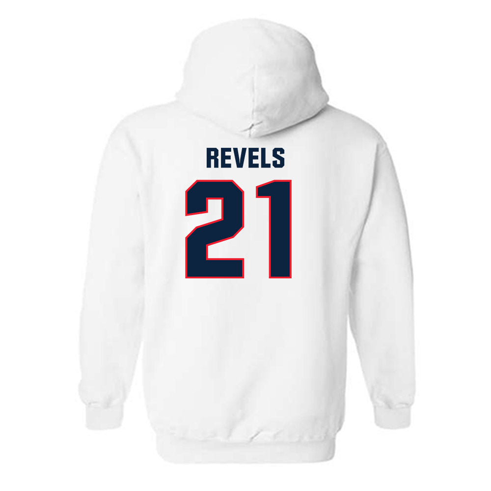 UConn - NCAA Football : Tracy Revels - Classic Shersey Hooded Sweatshirt-1