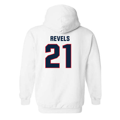 UConn - NCAA Football : Tracy Revels - Classic Shersey Hooded Sweatshirt-1